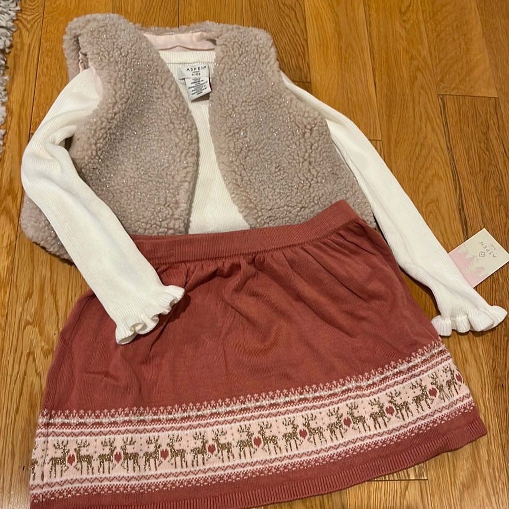 NWT Aspen Kids Toddler Holiday Set (3 pieces)